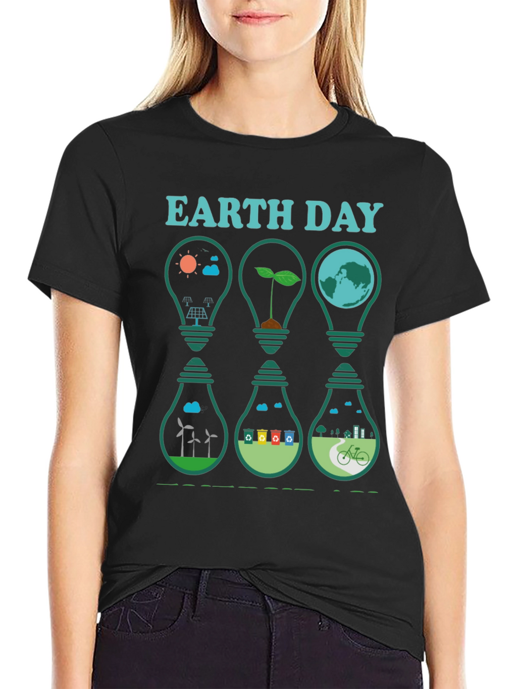 Eco-Friendly Earth Day Graphic T-Shirt