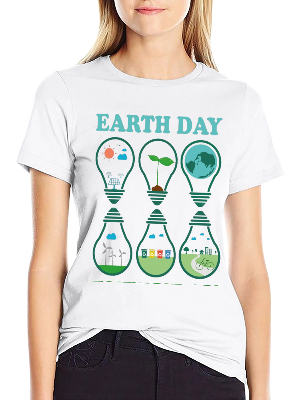 Eco-Friendly Earth Day Graphic T-Shirt