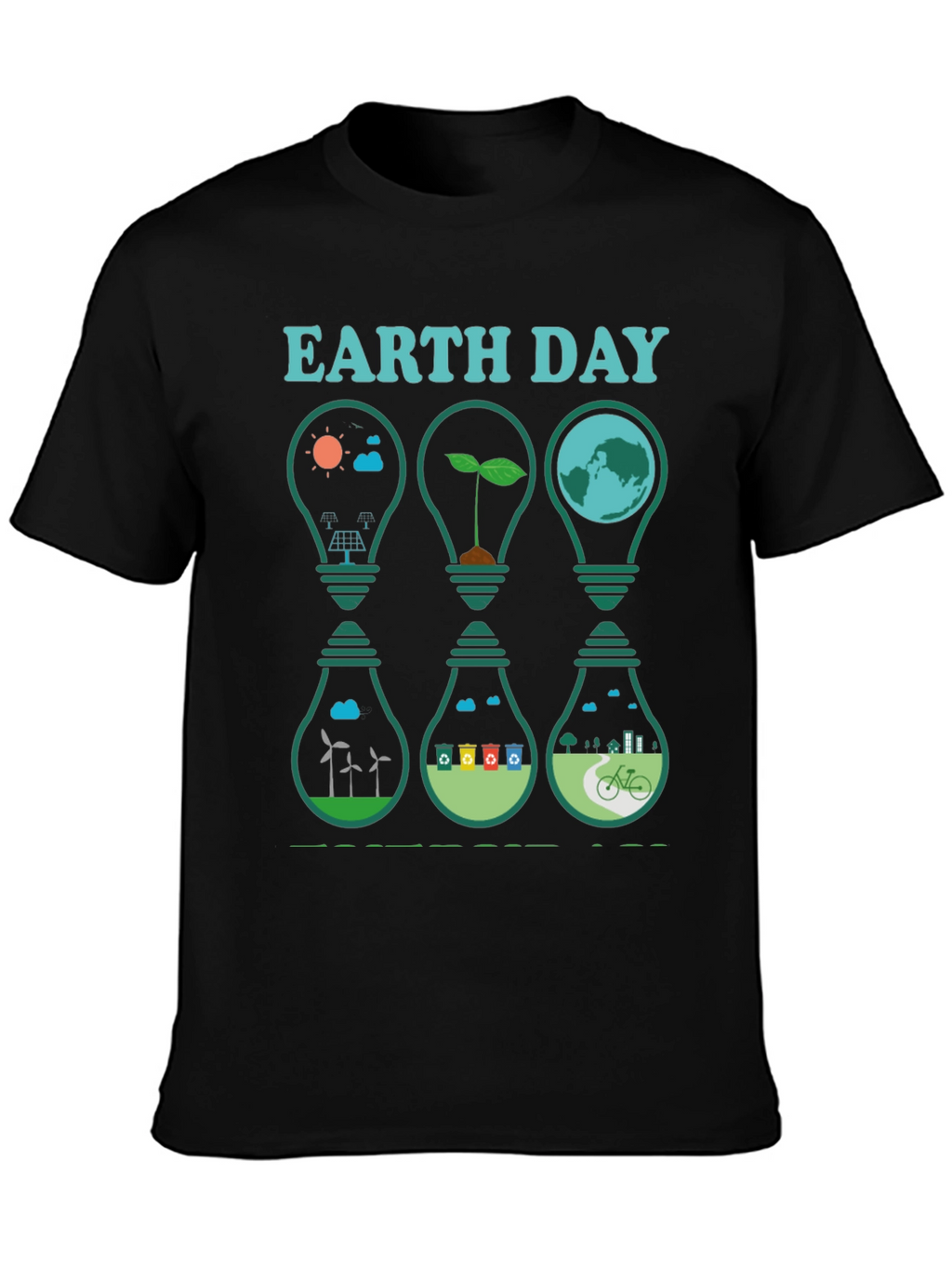 Eco-Friendly Earth Day Graphic T-Shirt