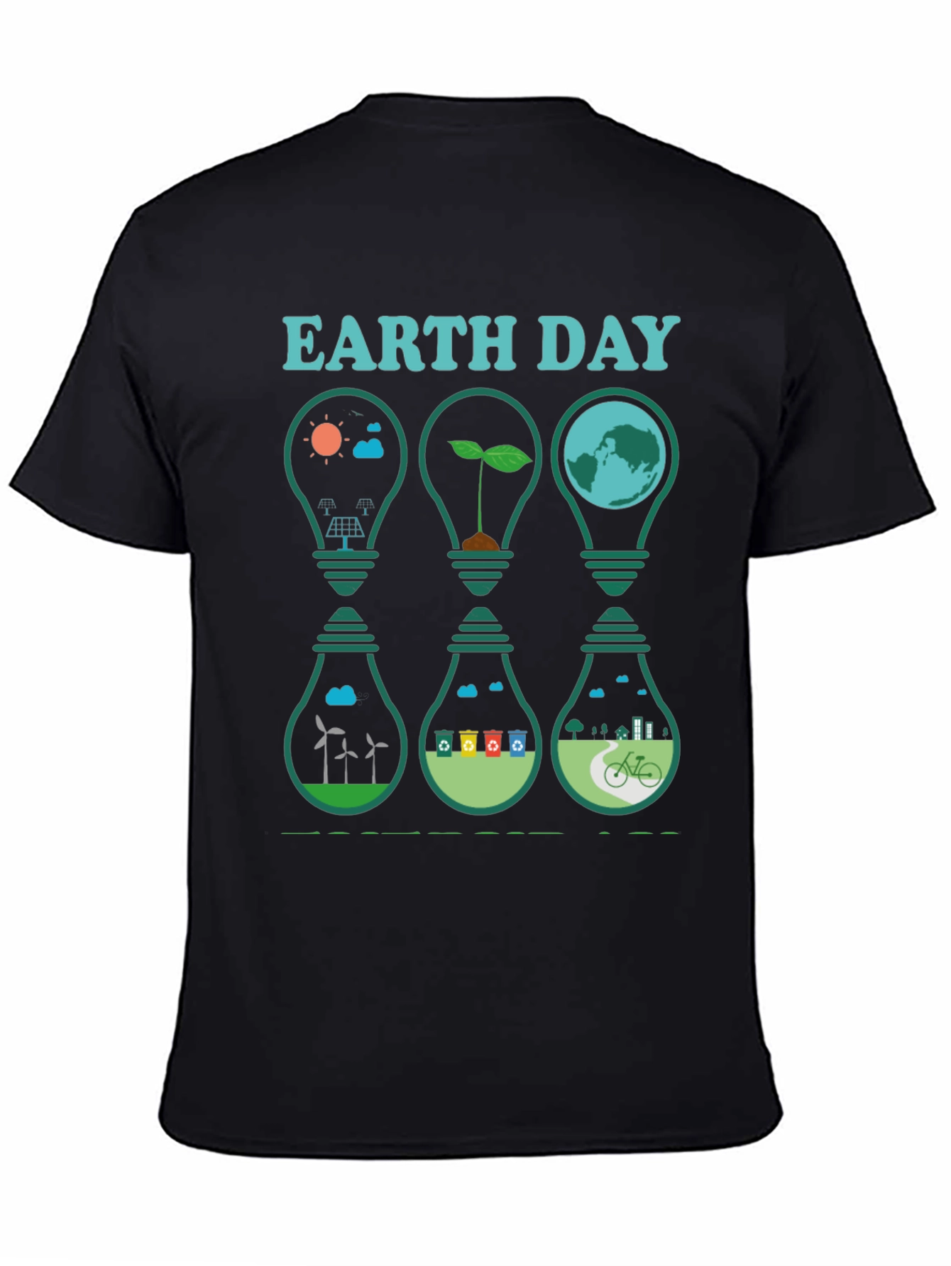 Eco-Friendly Earth Day Graphic T-Shirt