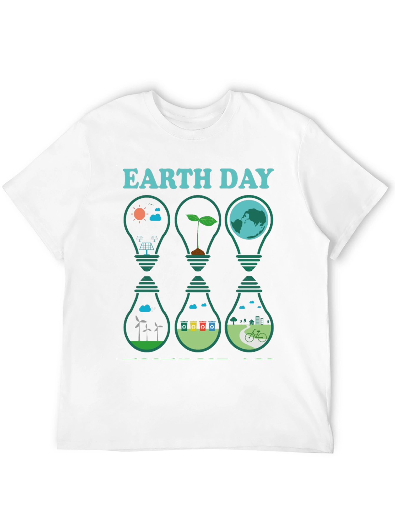 Eco-Friendly Earth Day Graphic T-Shirt
