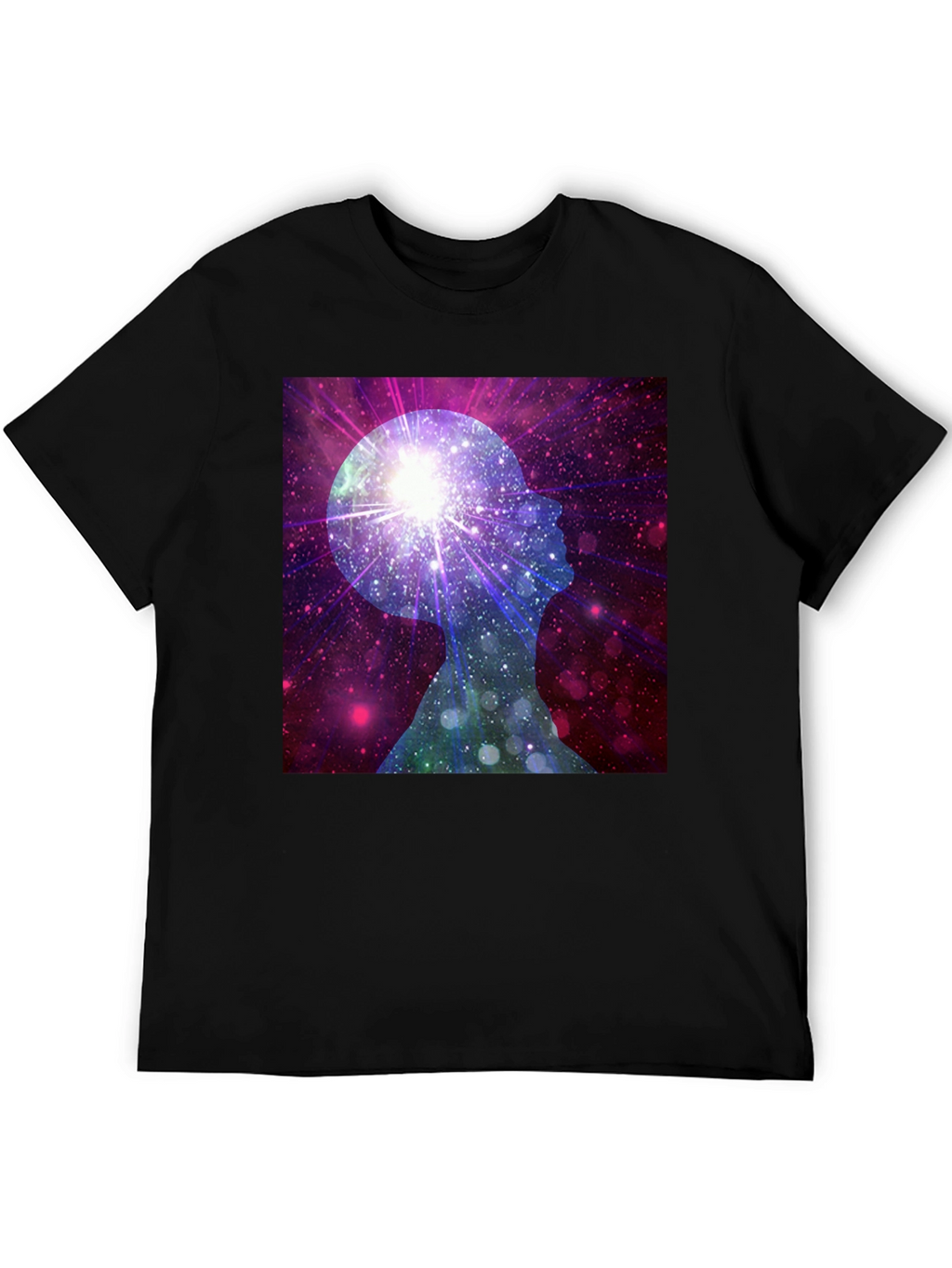 Cosmic Mind Black T-Shirt - Unisex