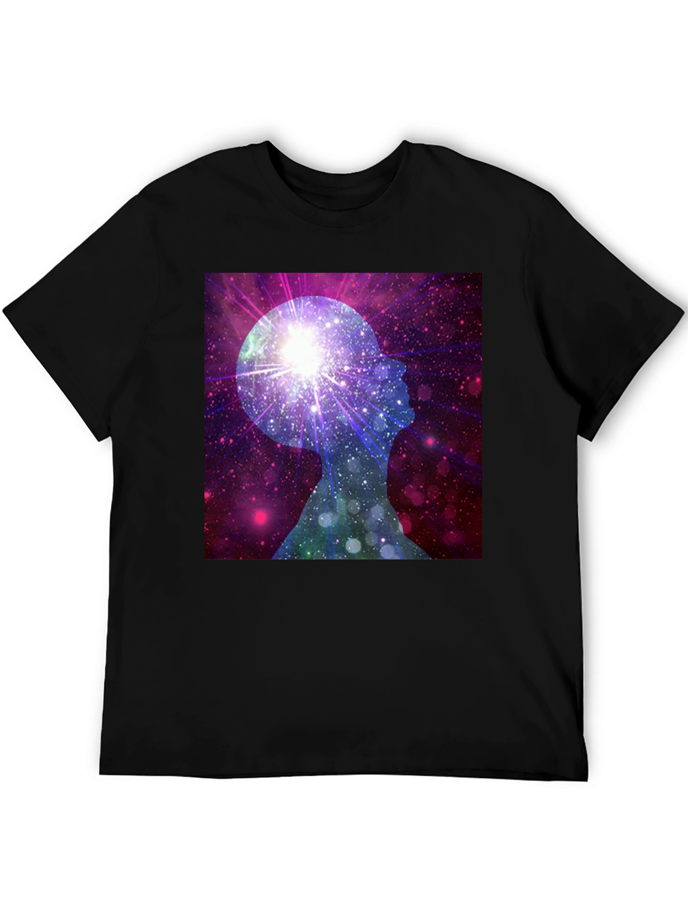 Cosmic Mind Black T-Shirt - Unisex