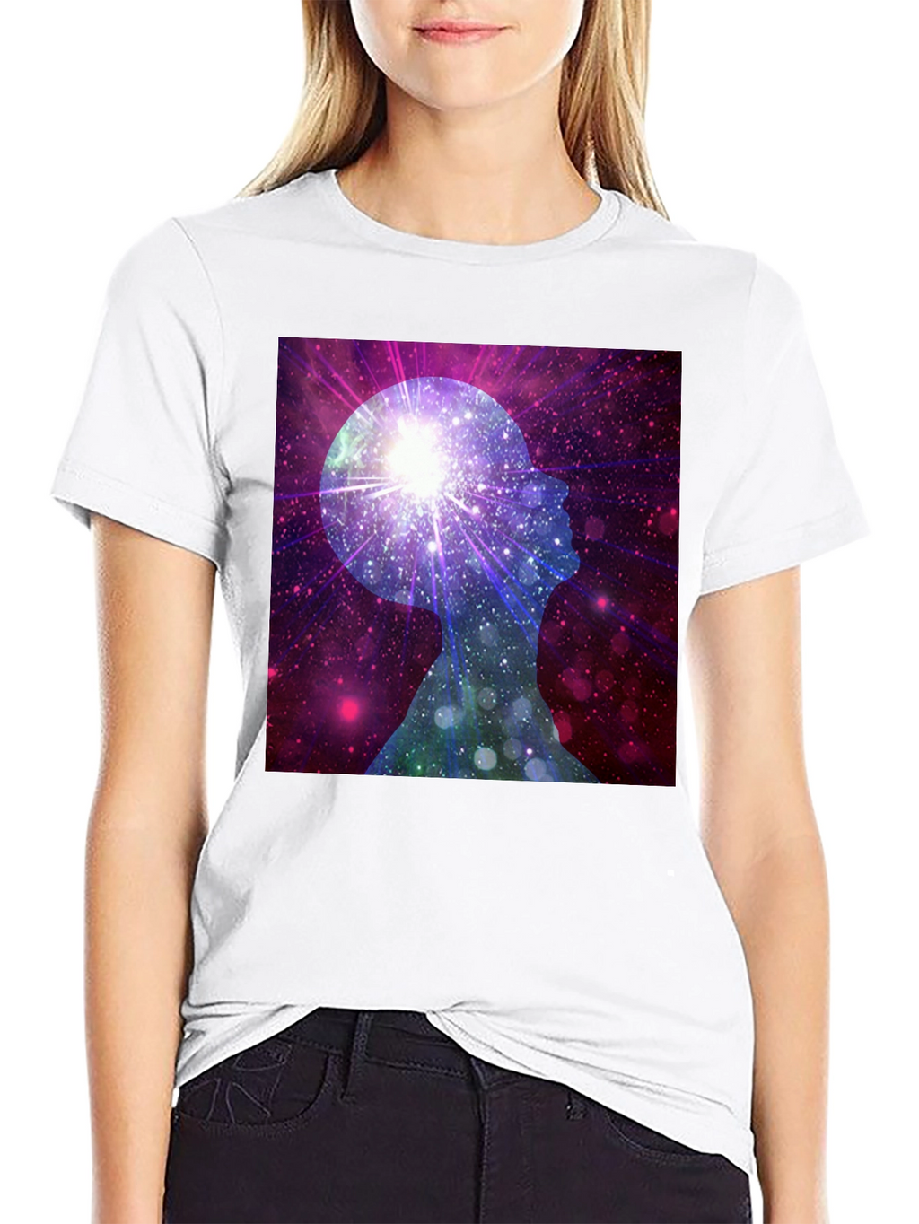Cosmic Mind Black T-Shirt - Unisex