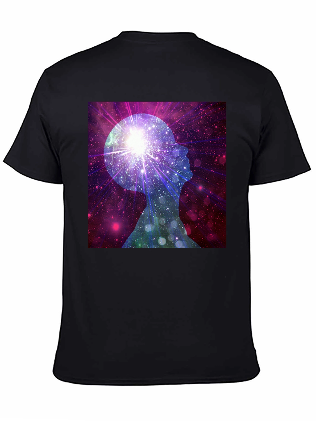 Cosmic Mind Black T-Shirt - Unisex