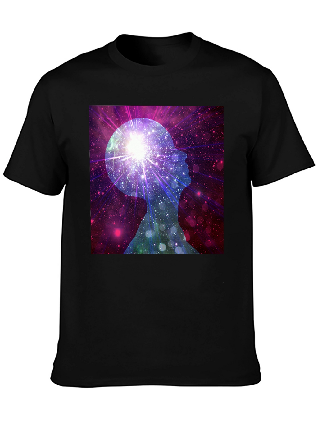 Cosmic Mind Black T-Shirt - Unisex