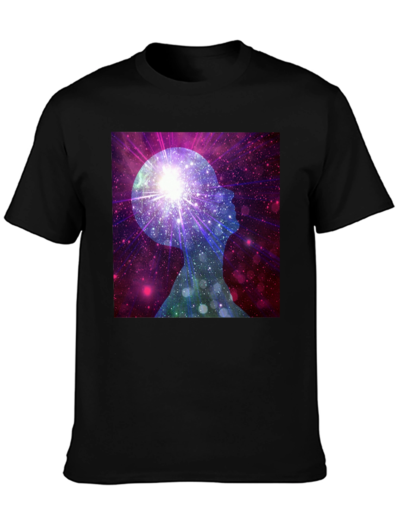 Cosmic Mind Black T-Shirt - Unisex