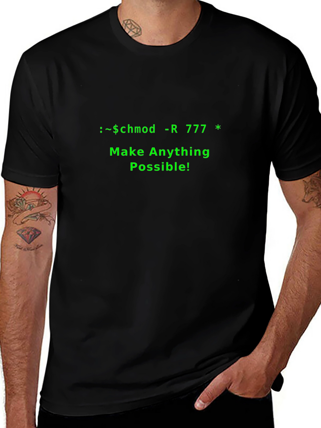 Hacker T-Shirt - Make Anything Possible