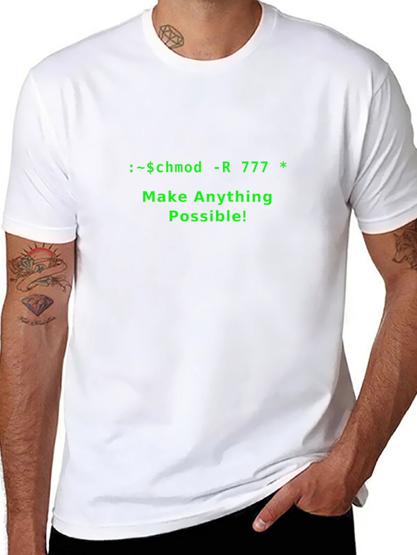 Hacker T-Shirt - Make Anything Possible