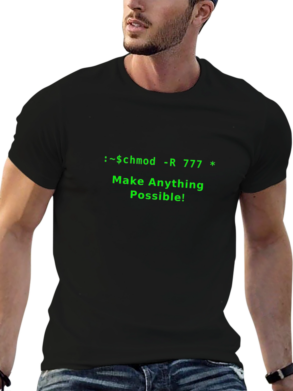 Hacker T-Shirt - Make Anything Possible