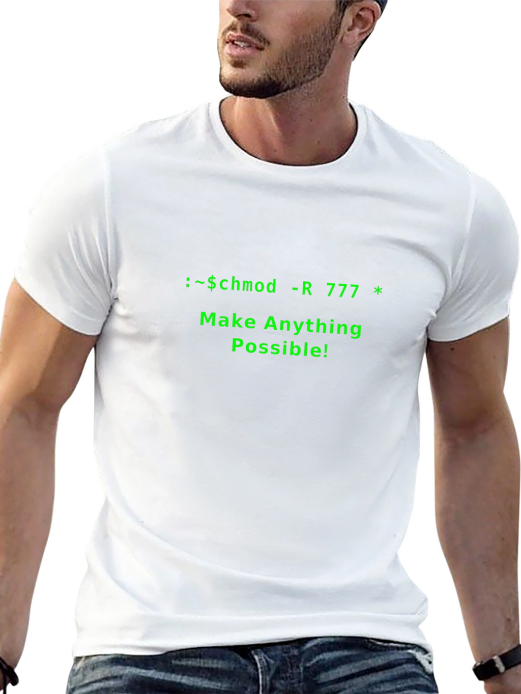Hacker T-Shirt - Make Anything Possible
