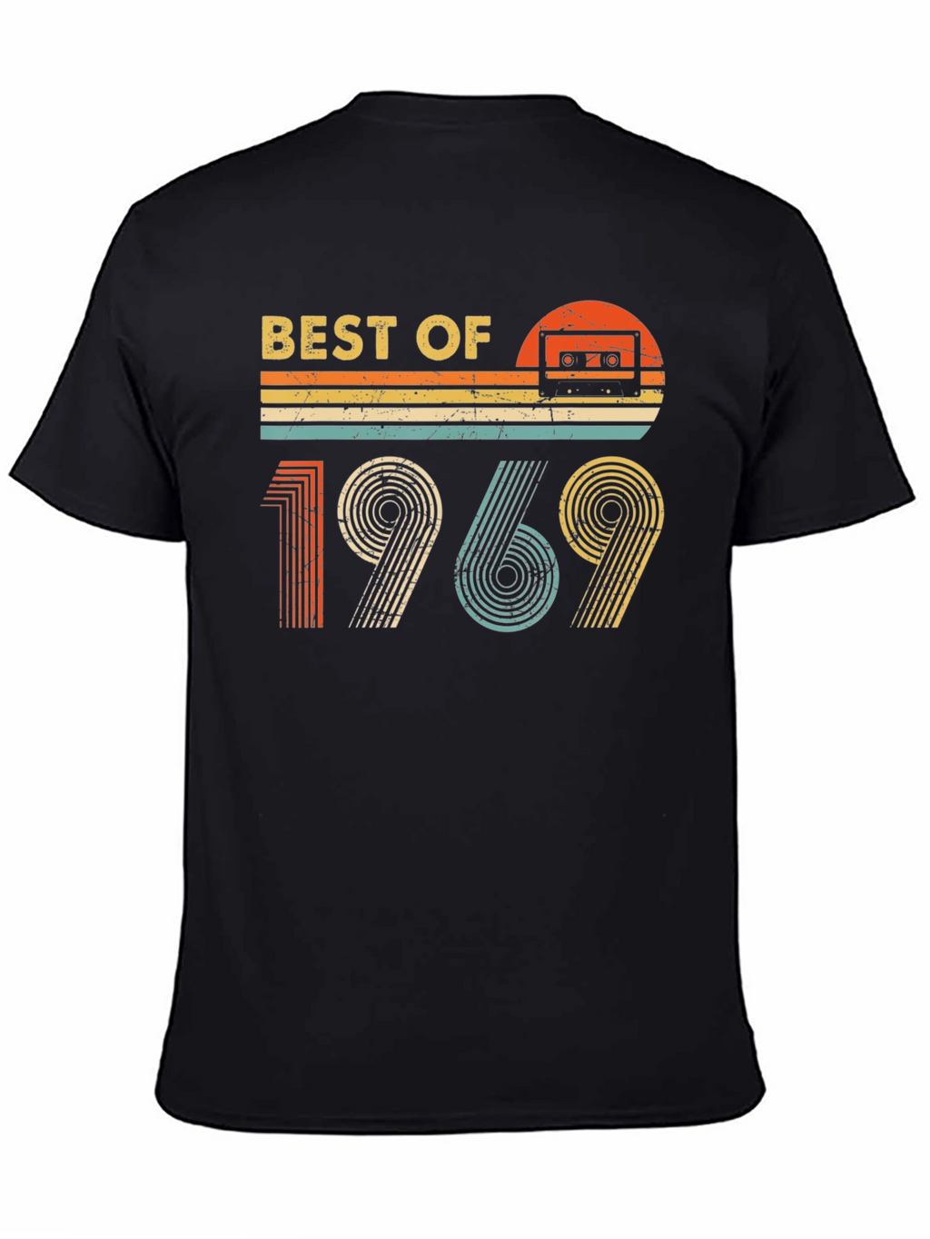 Best of 1969 Retro Cassette Graphic T-Shirt