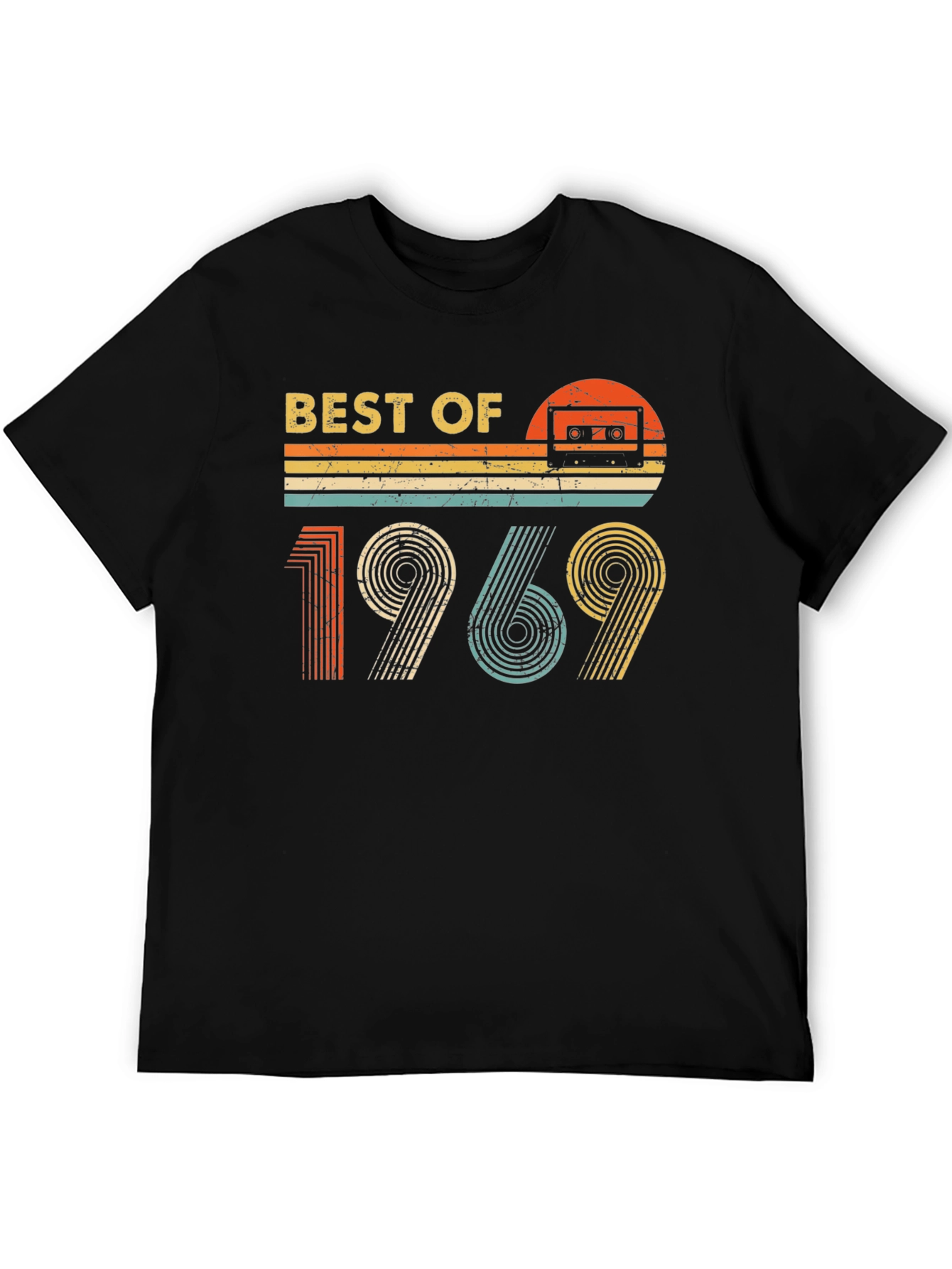 Best of 1969 Retro Cassette Graphic T-Shirt