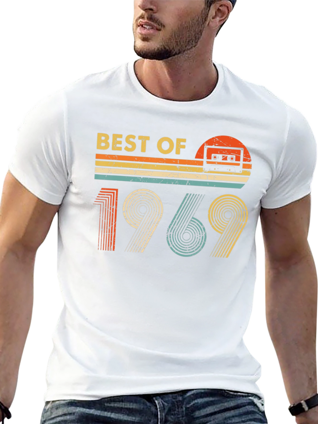 Best of 1969 Retro Cassette Graphic T-Shirt