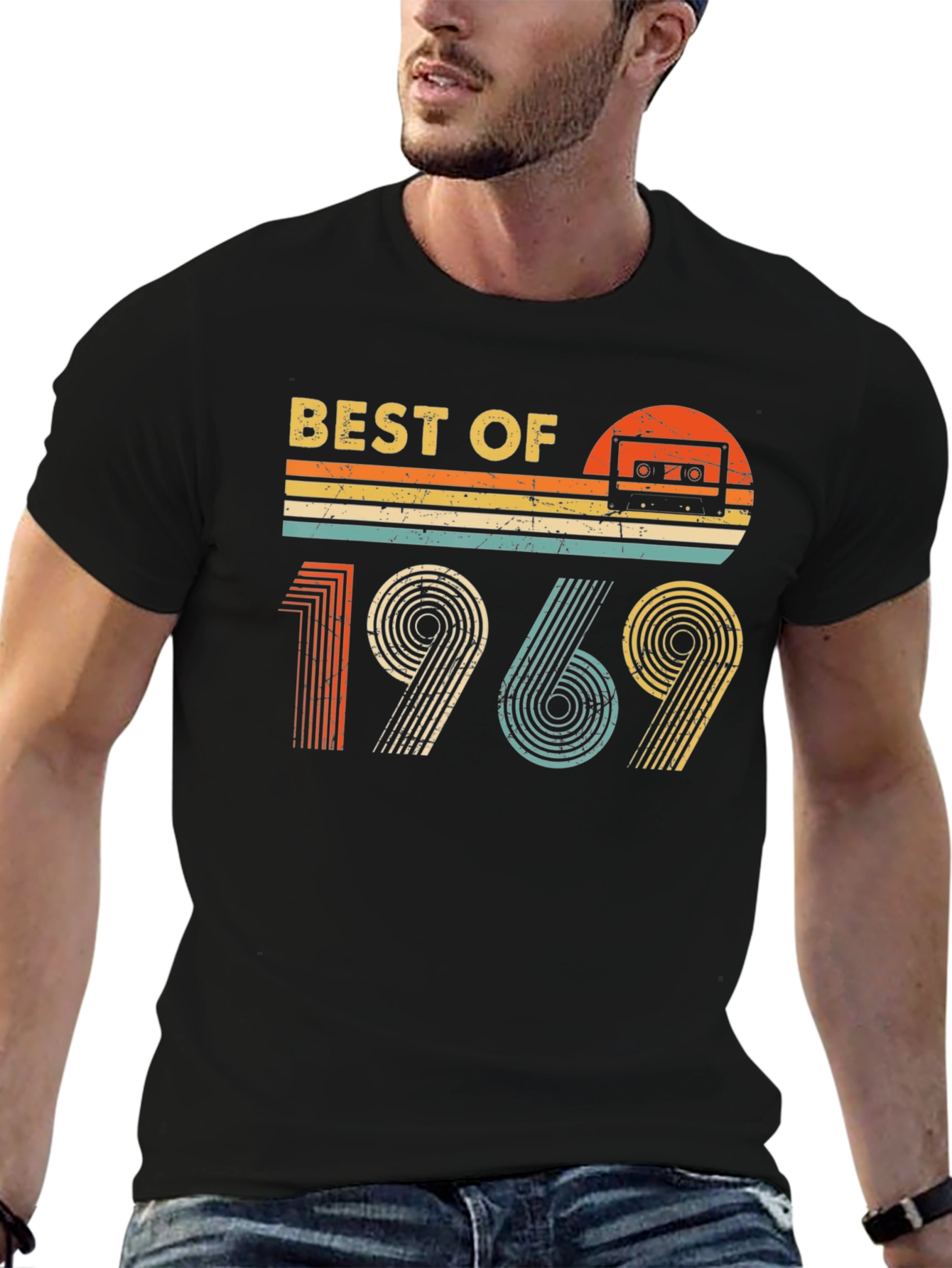 Best of 1969 Retro Cassette Graphic T-Shirt
