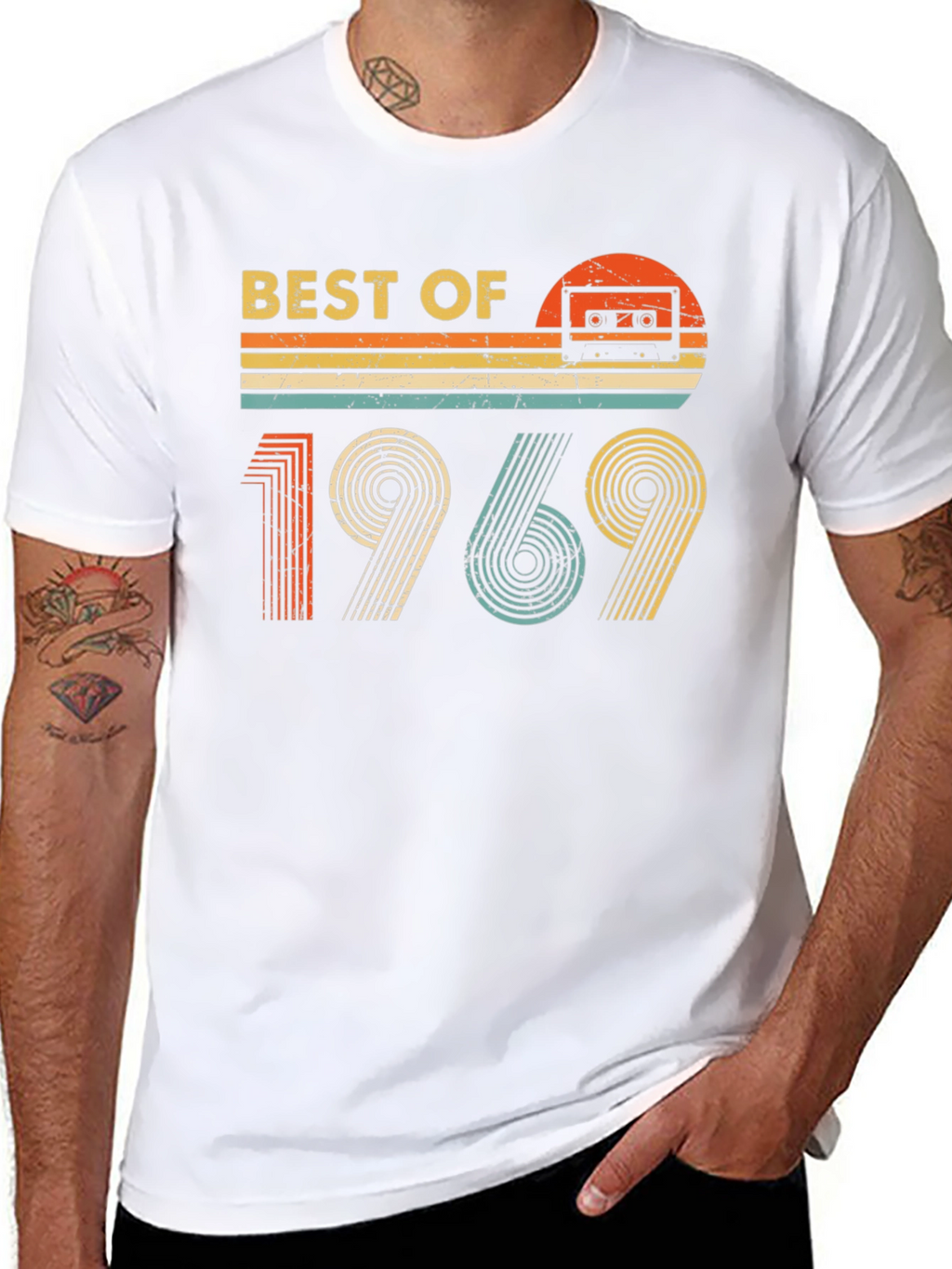 Best of 1969 Retro Cassette Graphic T-Shirt
