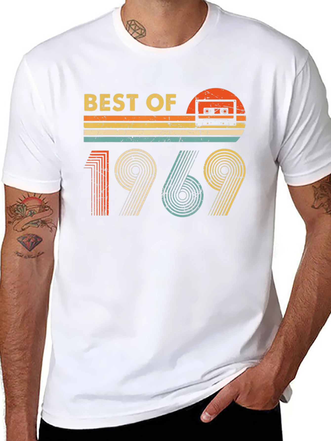 Best of 1969 Retro Cassette Graphic T-Shirt