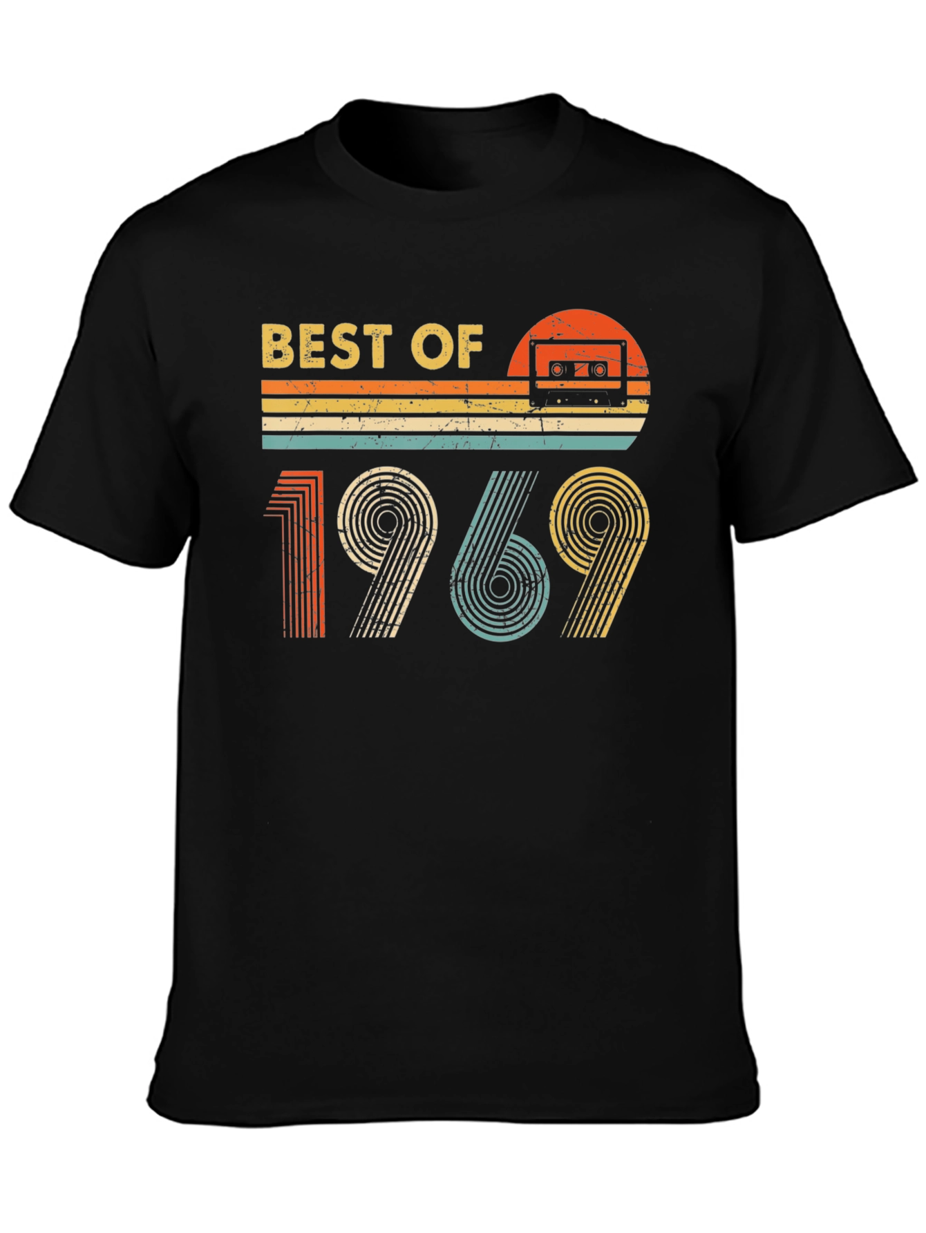 Best of 1969 Retro Cassette Graphic T-Shirt