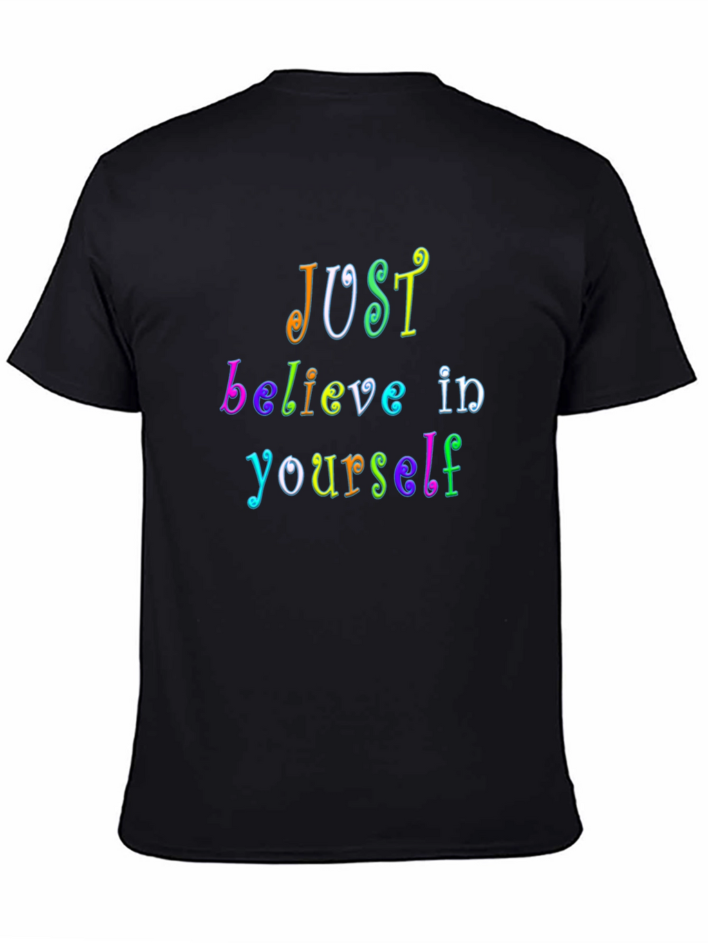 Just Believe Rainbow Graphic Tee
