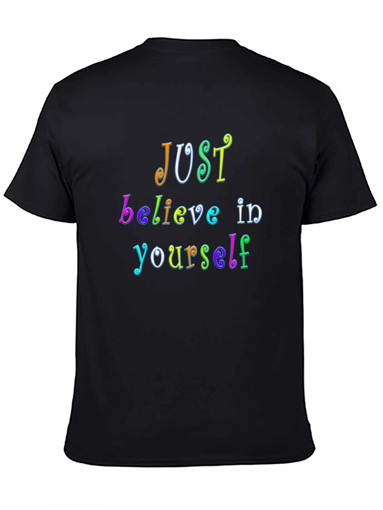 Just Believe Rainbow Graphic Tee