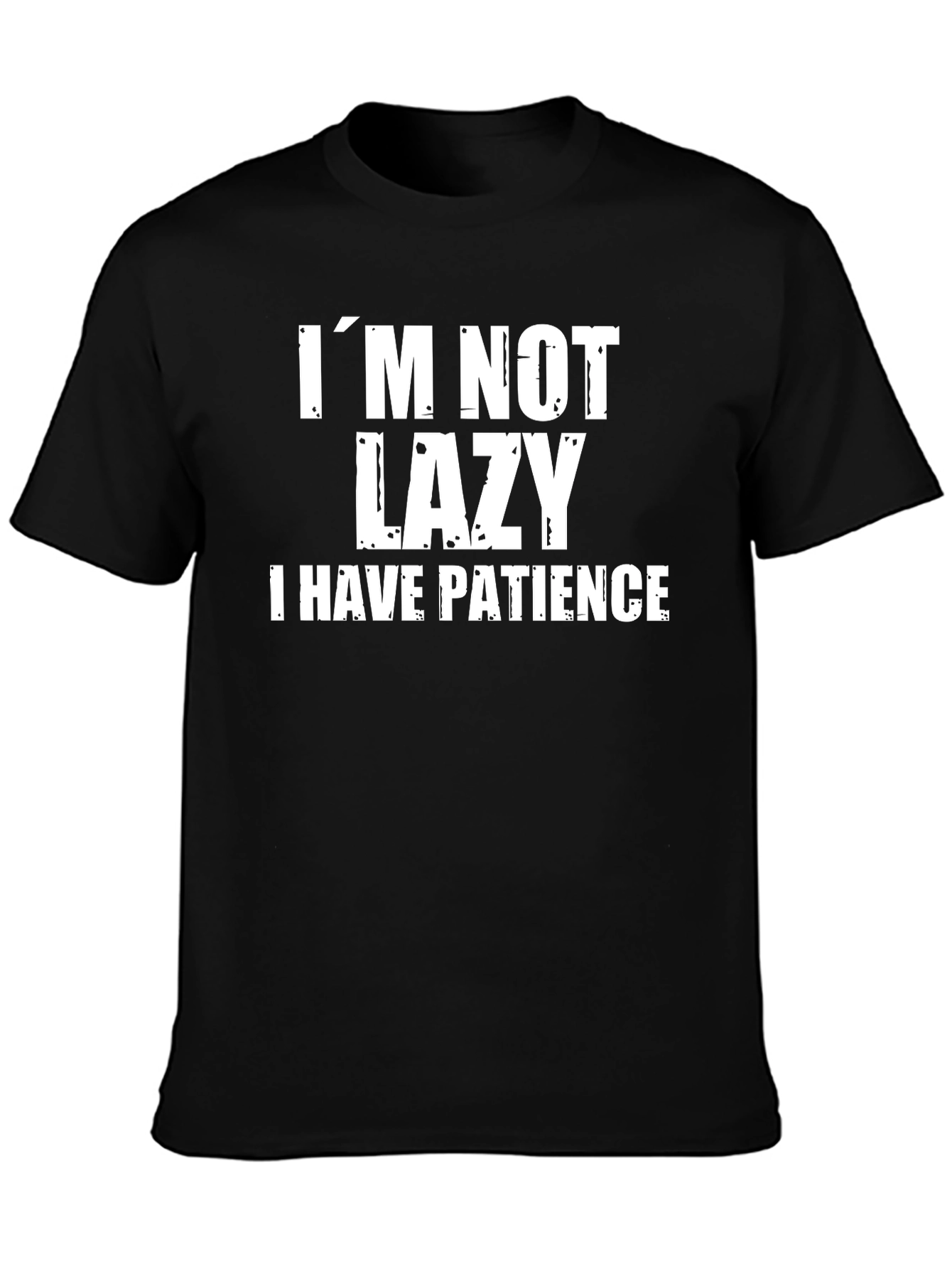 Funny Im Not Lazy Graphic Tee - Mens Humor Shirt