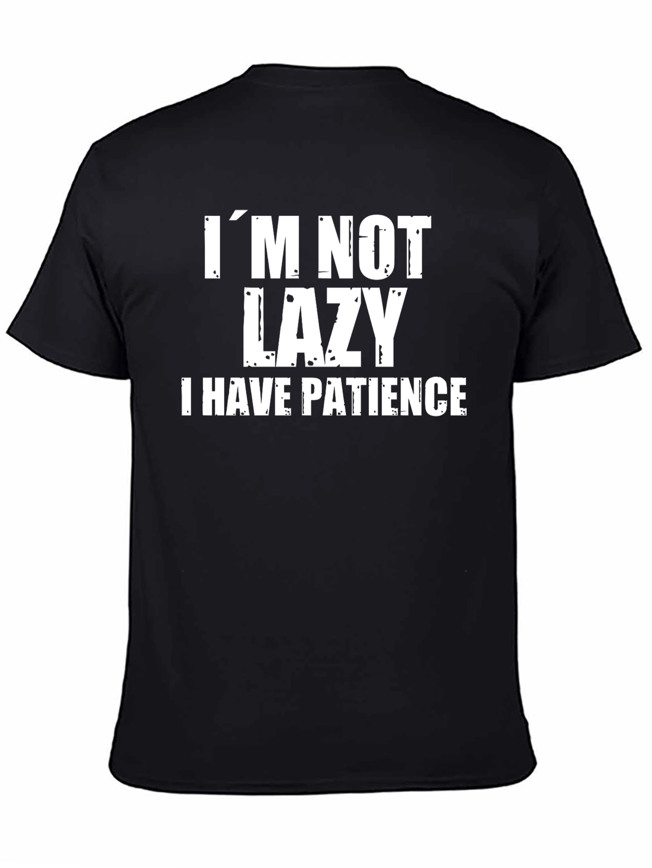Funny Im Not Lazy Graphic Tee - Mens Humor Shirt