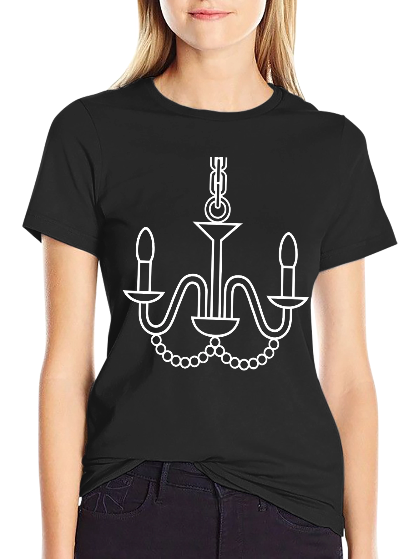 Chandelier Graphic Tee - Stylish & Unique Design