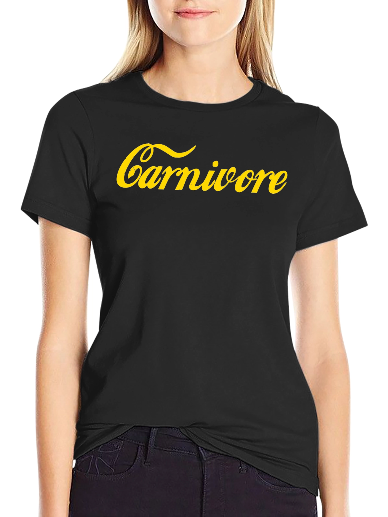 Carnivore Black T-Shirt - Bold Statement Tee