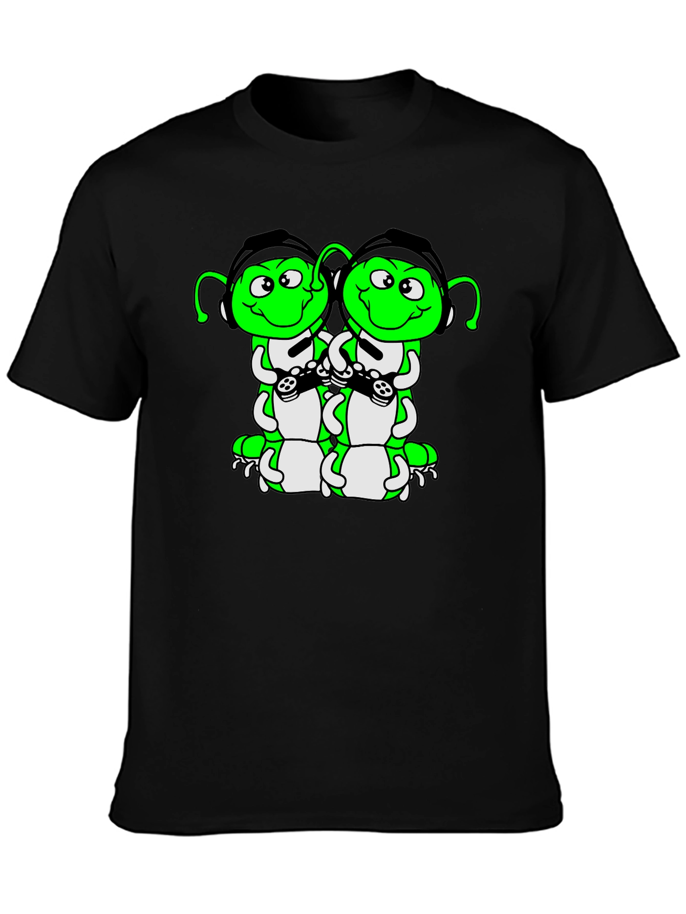 Gaming Caterpillar Graphic Tee