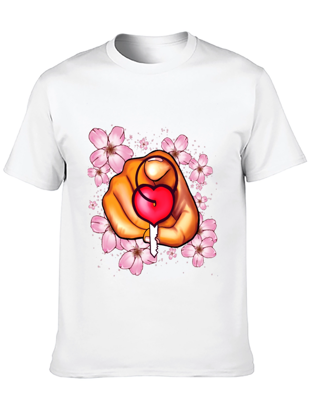 Heart Lock Key T-Shirt - Love Unlocked