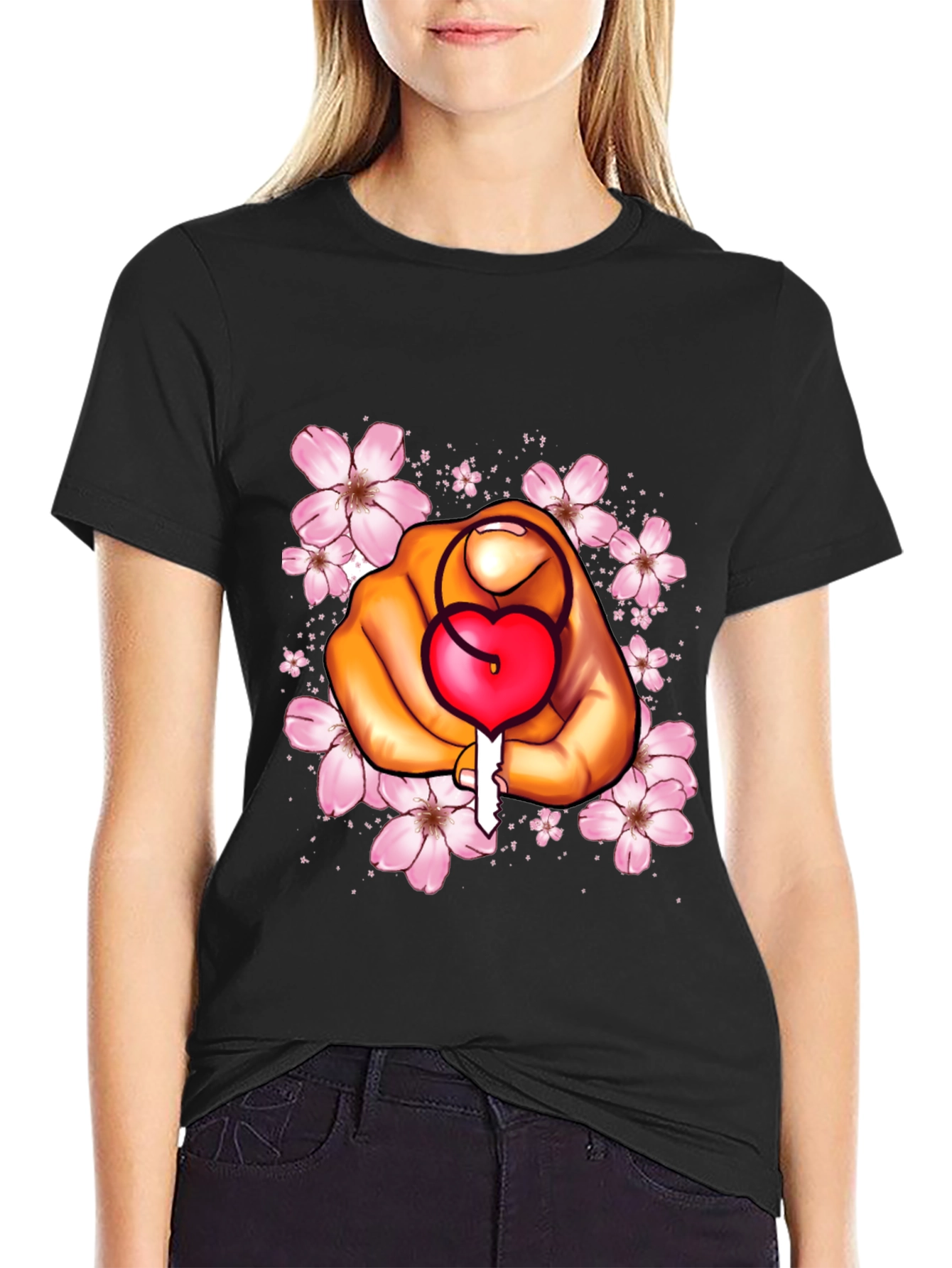 Heart Lock Key T-Shirt - Love Unlocked