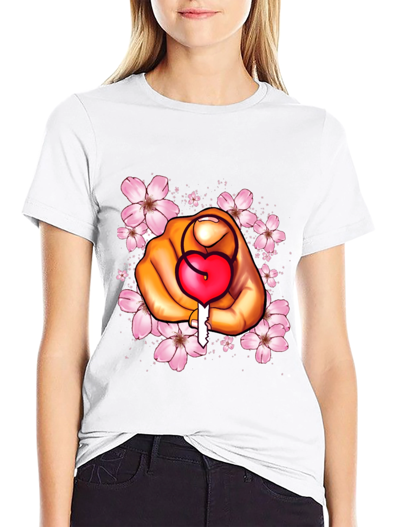 Heart Lock Key T-Shirt - Love Unlocked
