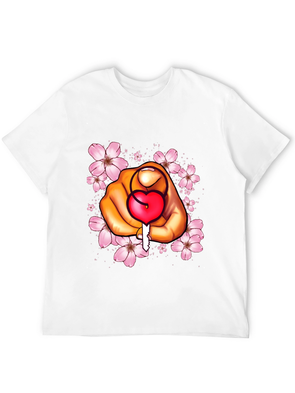 Heart Lock Key T-Shirt - Love Unlocked