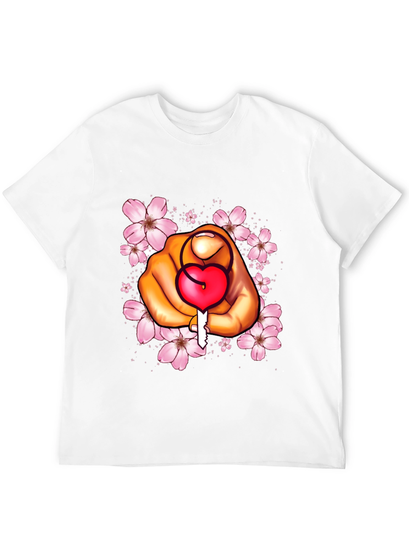 Heart Lock Key T-Shirt - Love Unlocked