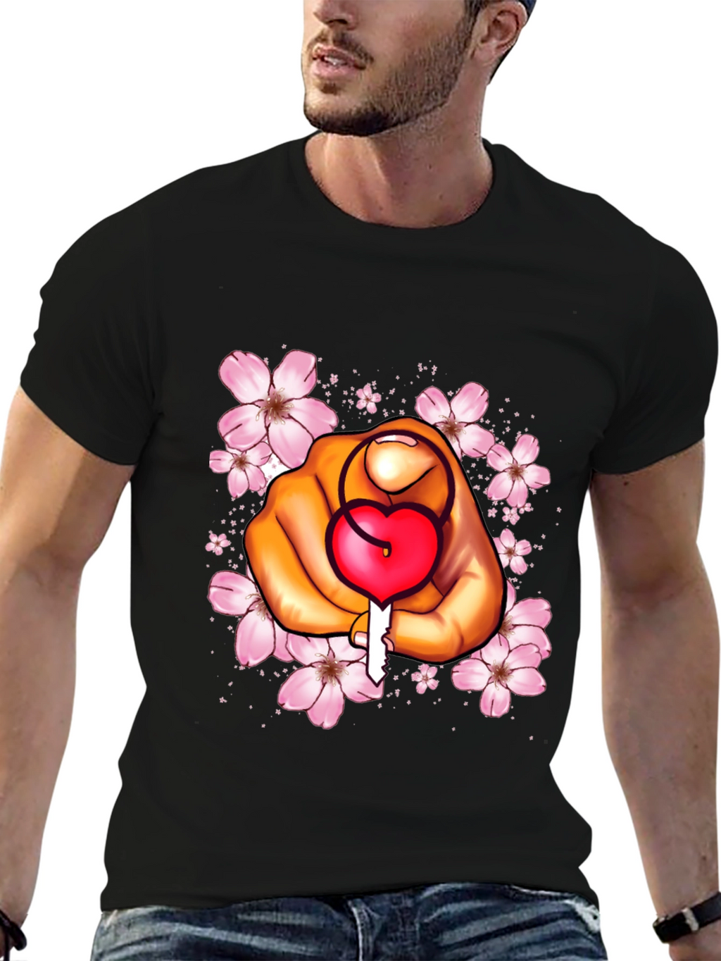 Heart Lock Key T-Shirt - Love Unlocked