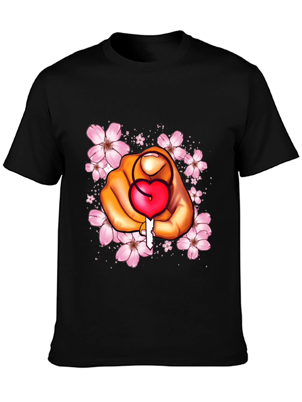 Heart Lock Key T-Shirt - Love Unlocked