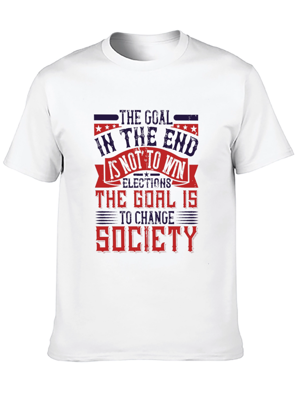 Goal to Change Society Graphic T-Shirt