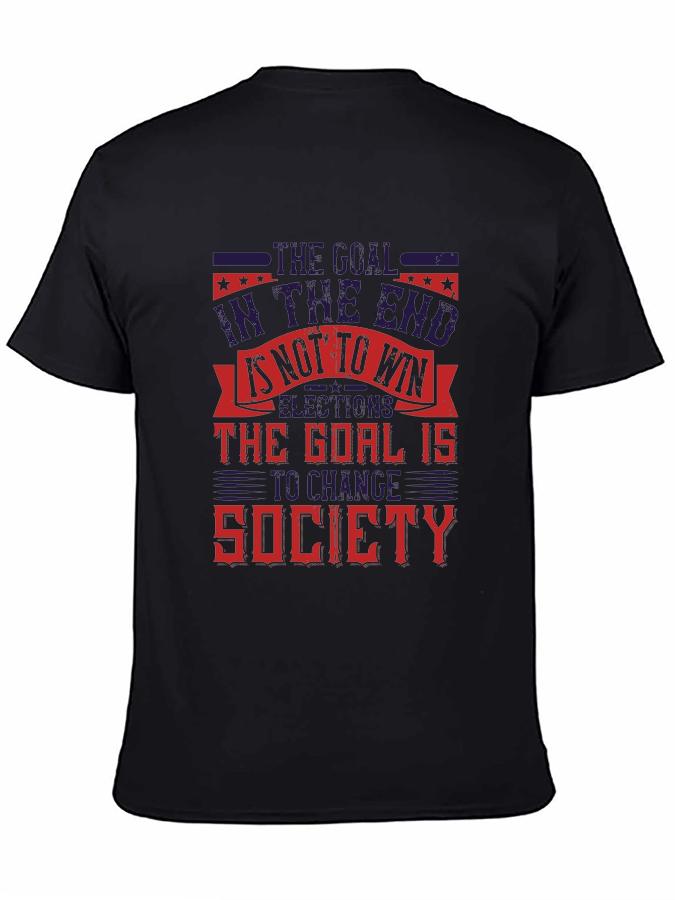 Goal to Change Society Graphic T-Shirt