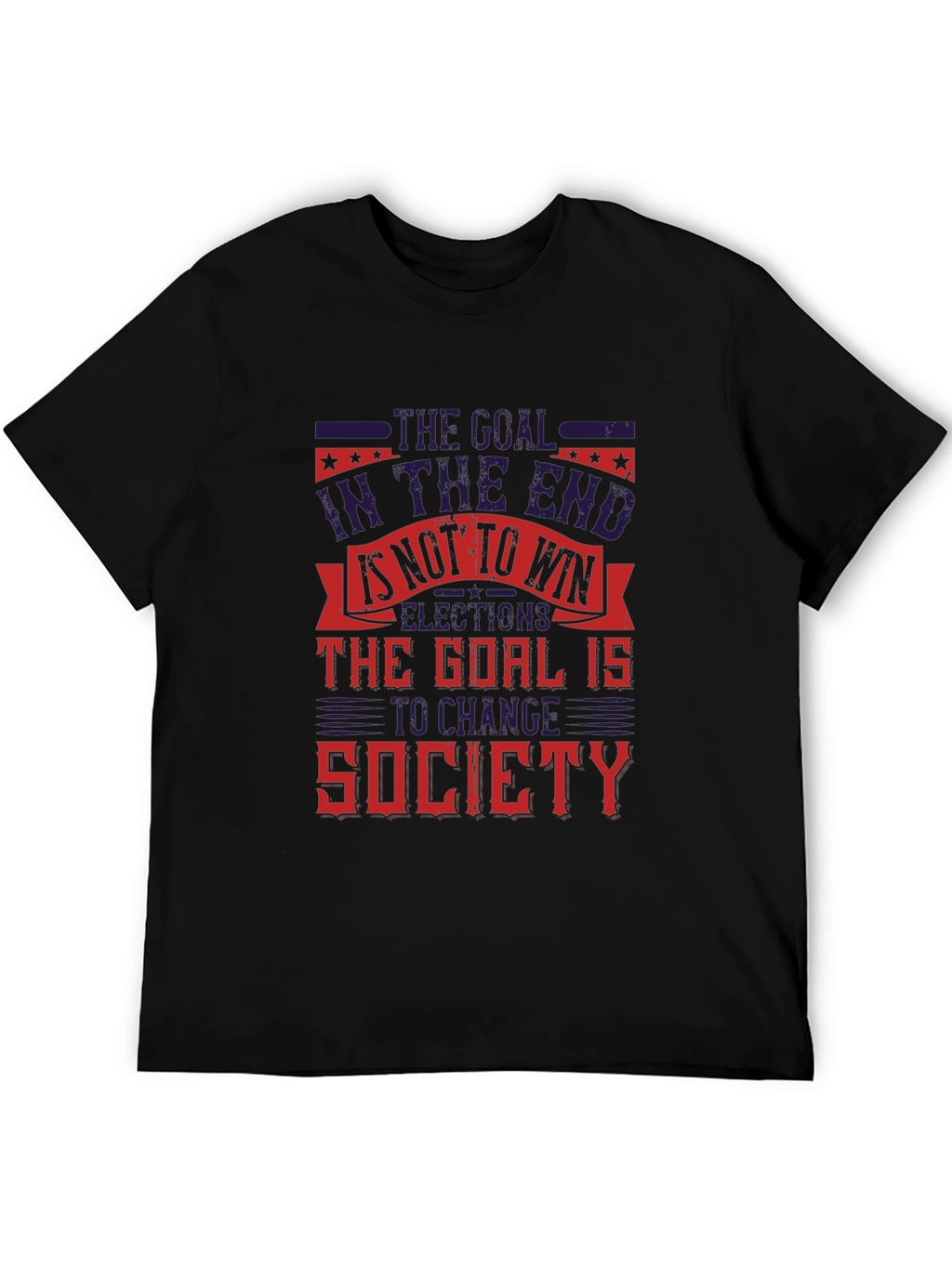 Goal to Change Society Graphic T-Shirt
