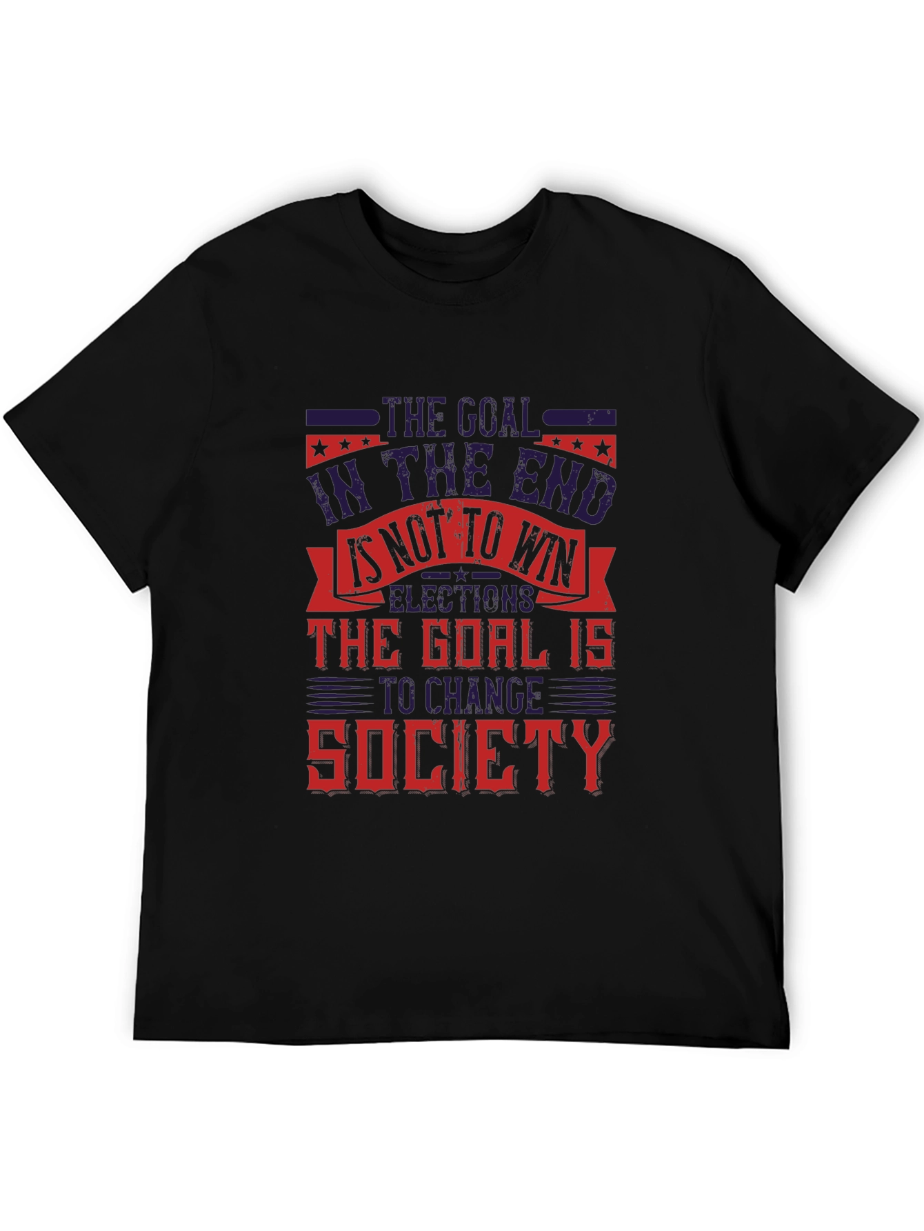 Goal to Change Society Graphic T-Shirt