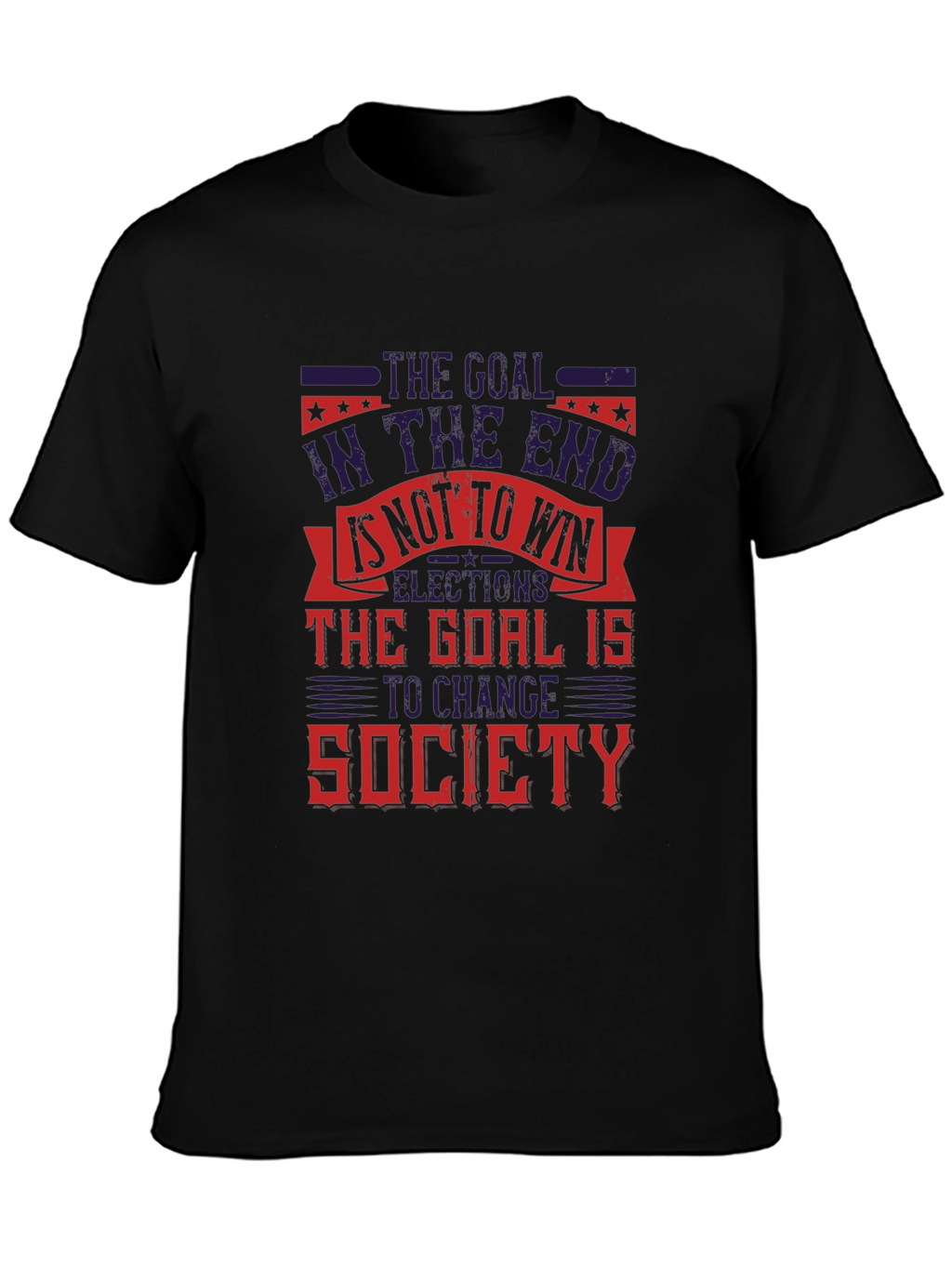 Goal to Change Society Graphic T-Shirt