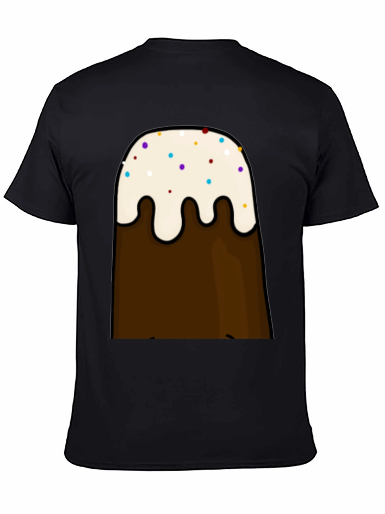 Cartoon Brown Mountain T-Shirt