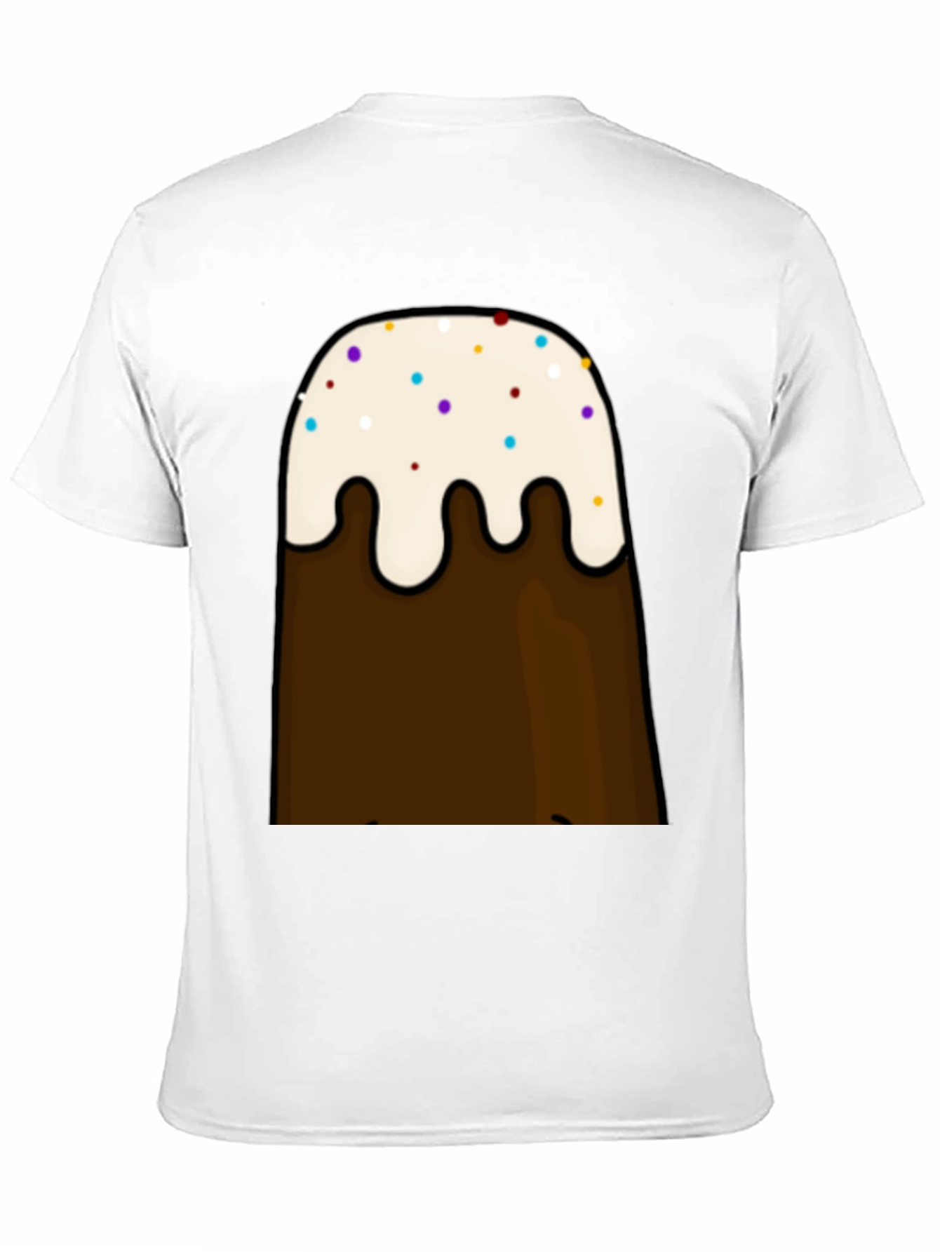 Cartoon Brown Mountain T-Shirt