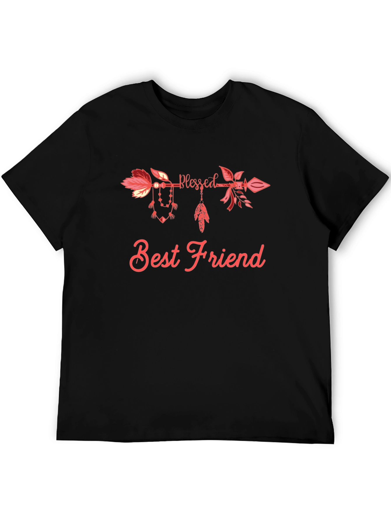 Blessed Best Friend Arrow Graphic T-Shirt