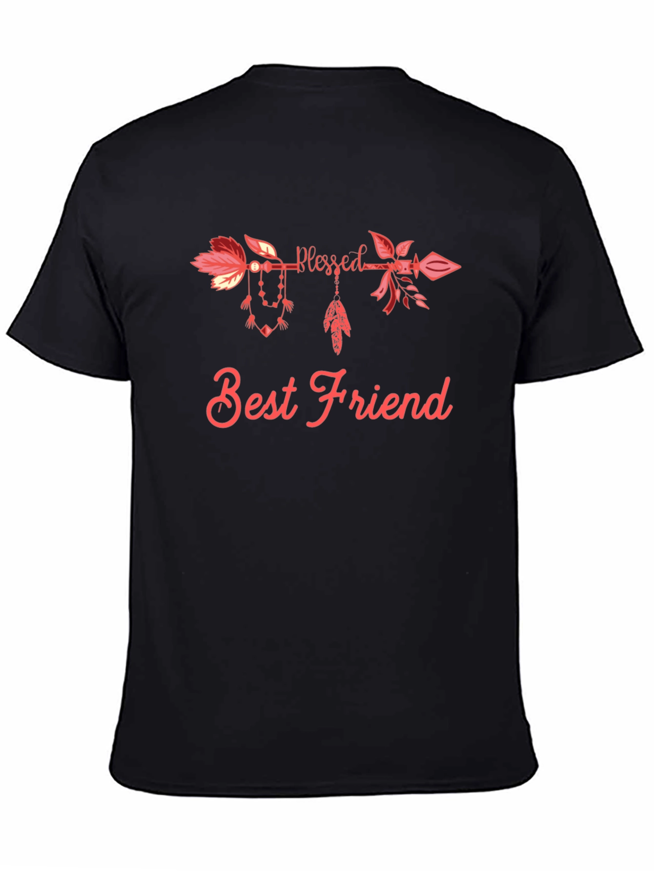 Blessed Best Friend Arrow Graphic T-Shirt