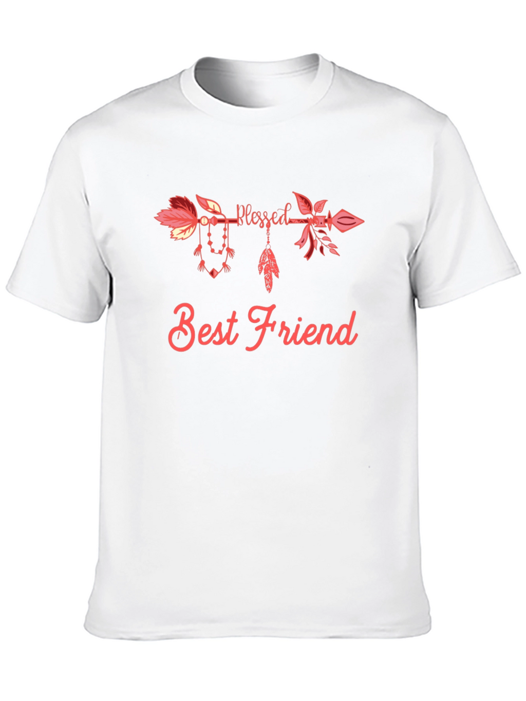 Blessed Best Friend Arrow Graphic T-Shirt