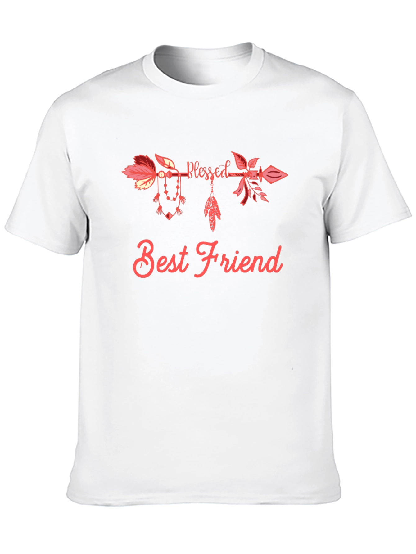 Blessed Best Friend Arrow Graphic T-Shirt