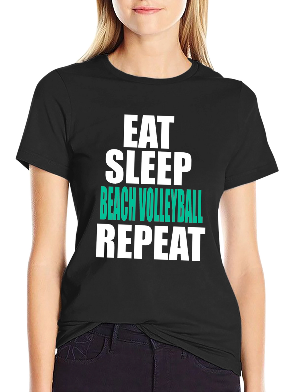 Eat Sleep Beach Volleyball Repeat T-Shirt