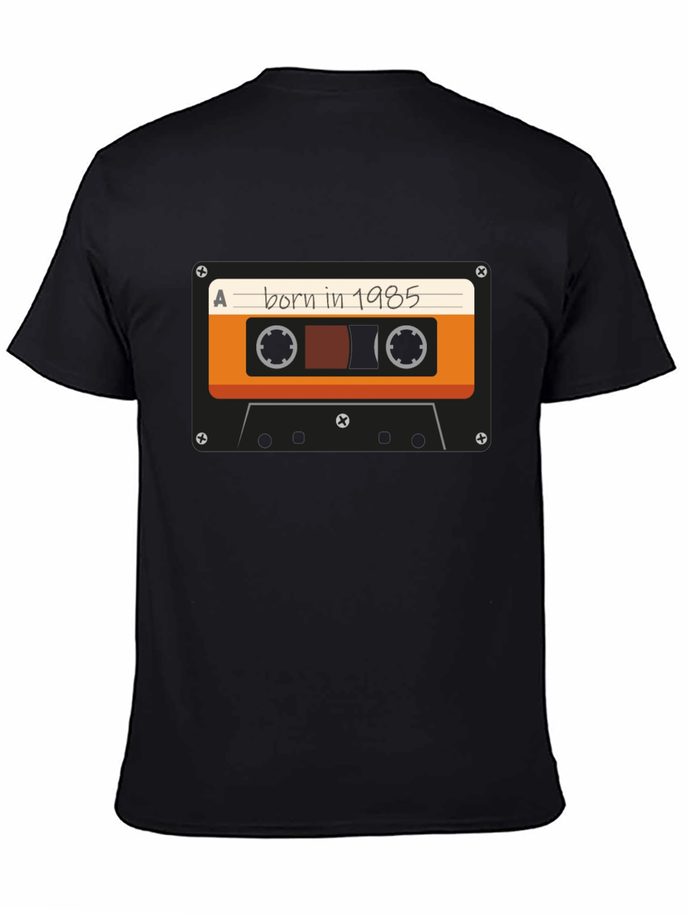 Born in 1985 Cassette Tape Graphic T-Shirt