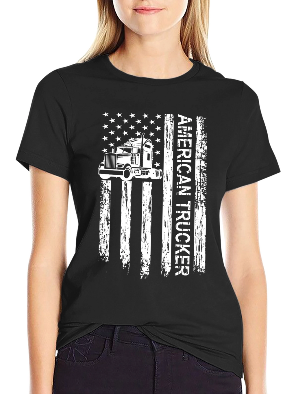 American Trucker Flag T-Shirt